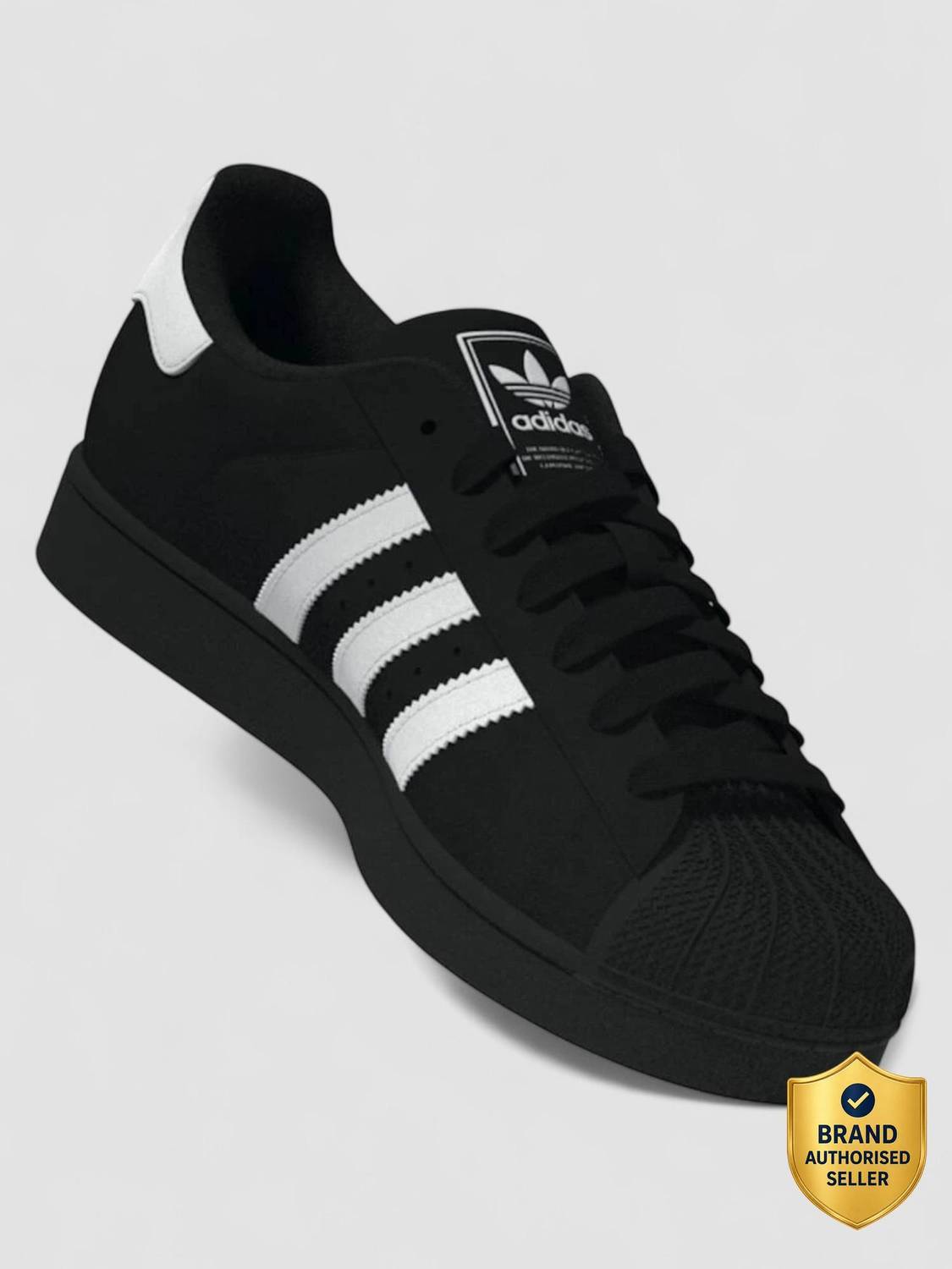 Adidas Originals Superstar II Black Unisex Sneakers - Image 1