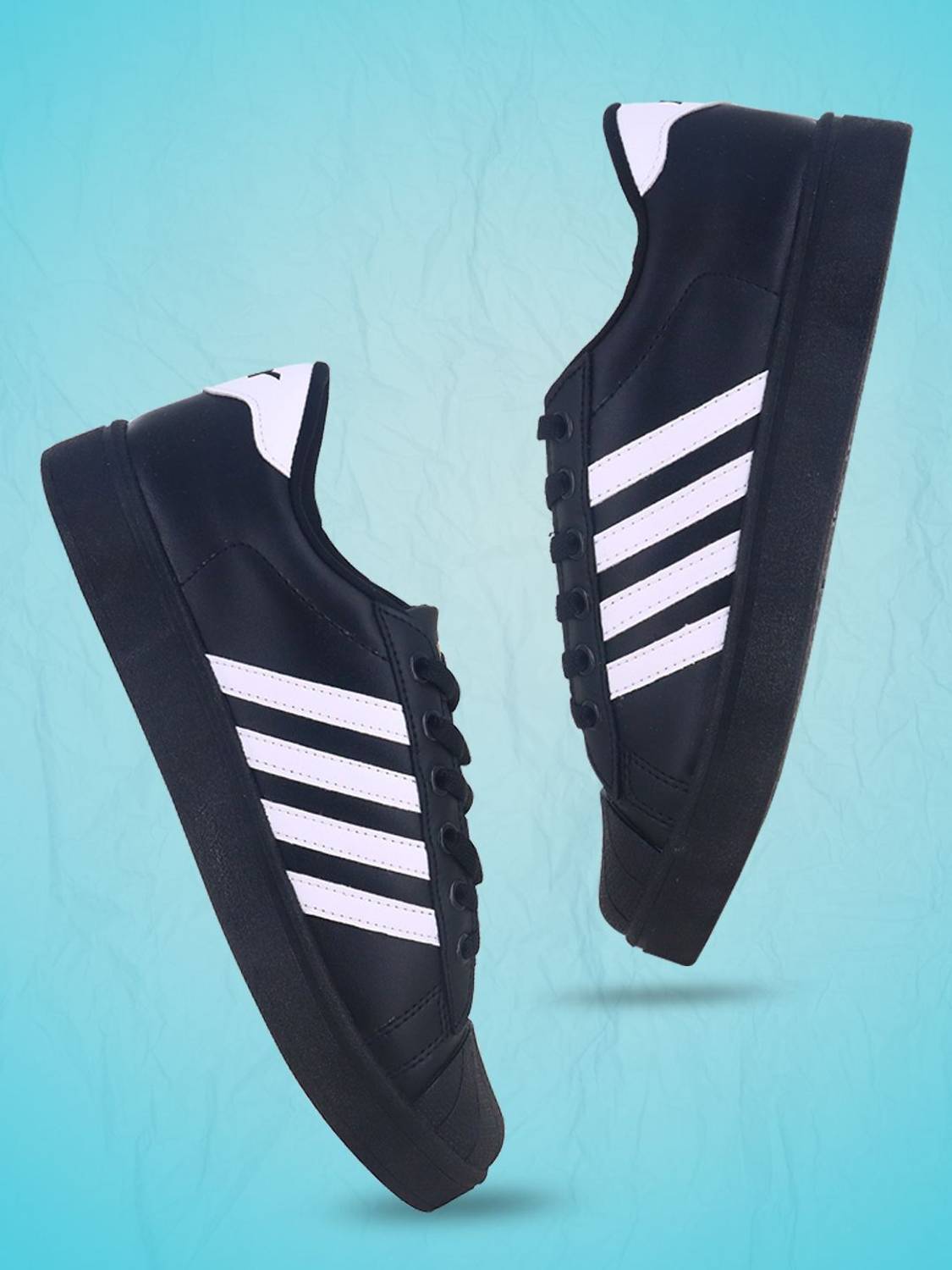 Sparx SM 323 Black Men's Sneakers - Image 2