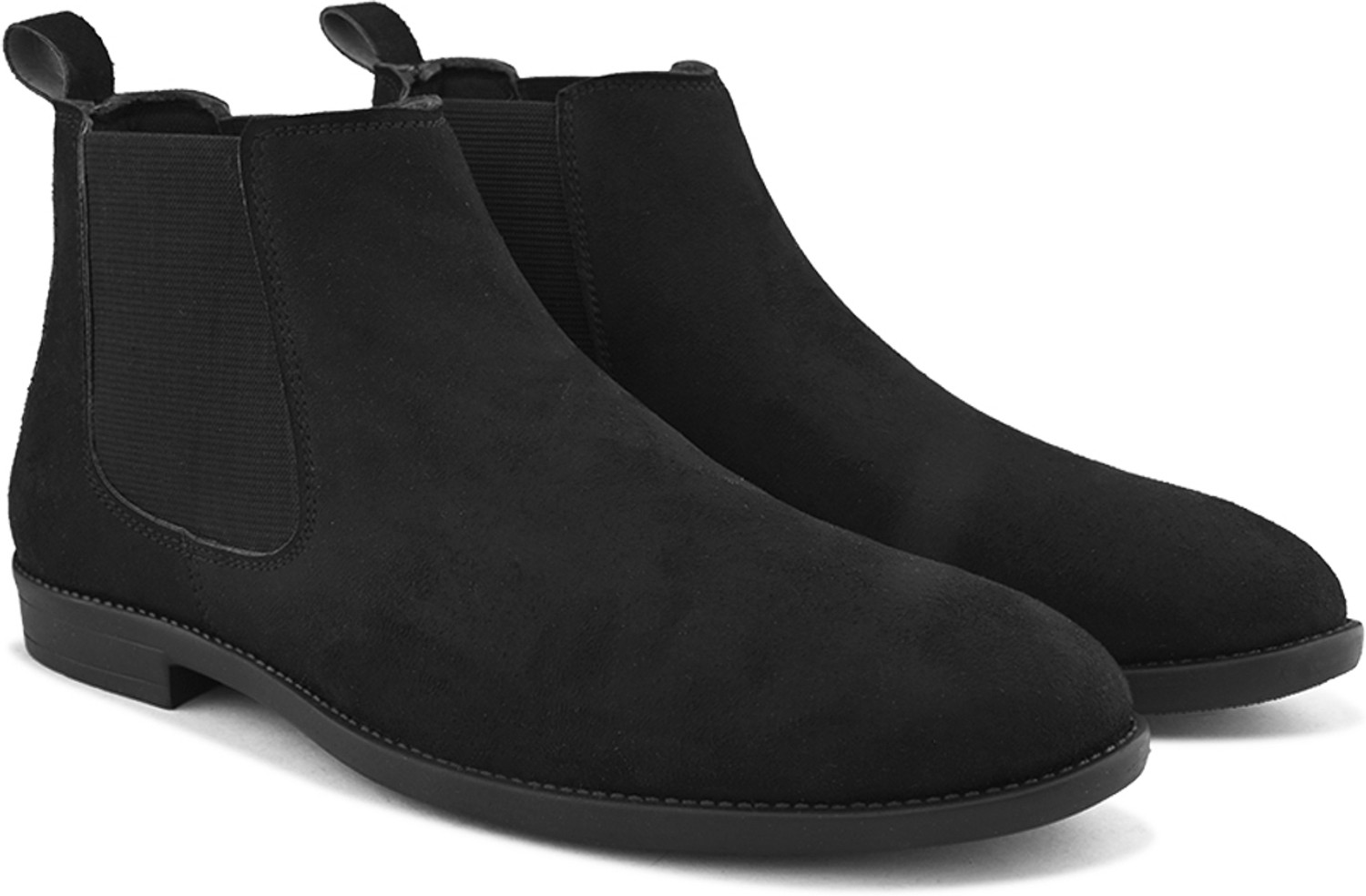 Image of Roadster Black Casual Boots For Men Boots For Men