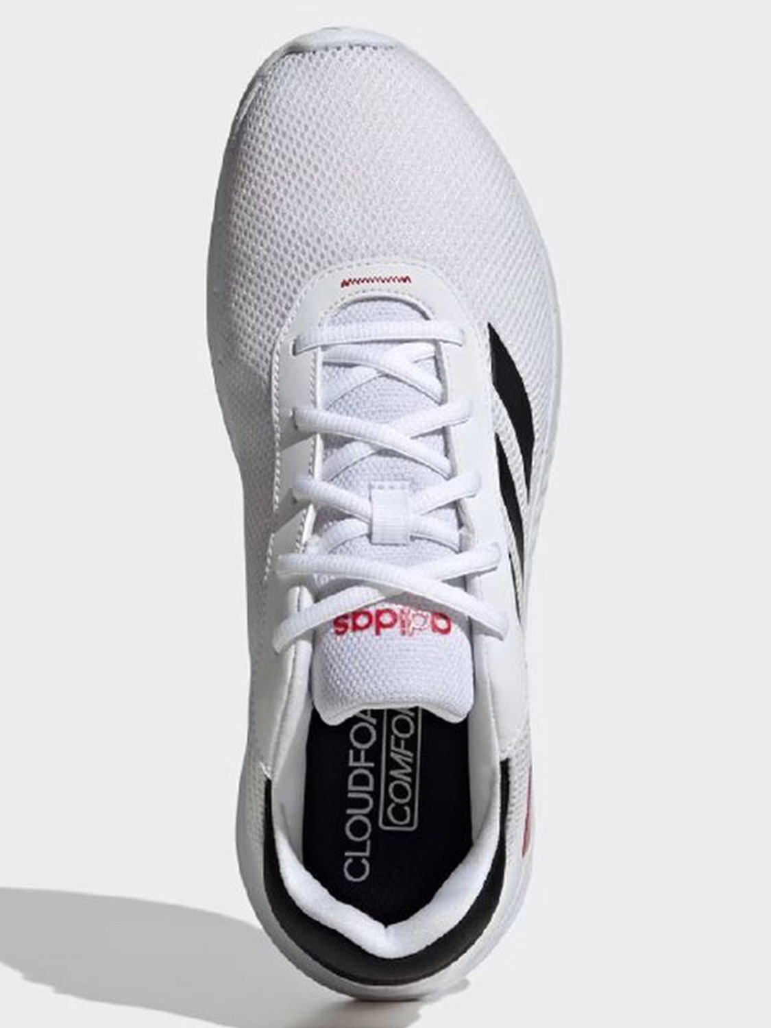 Image of ADIDAS Men's Clous Foam Comfy White Sneakers For Men