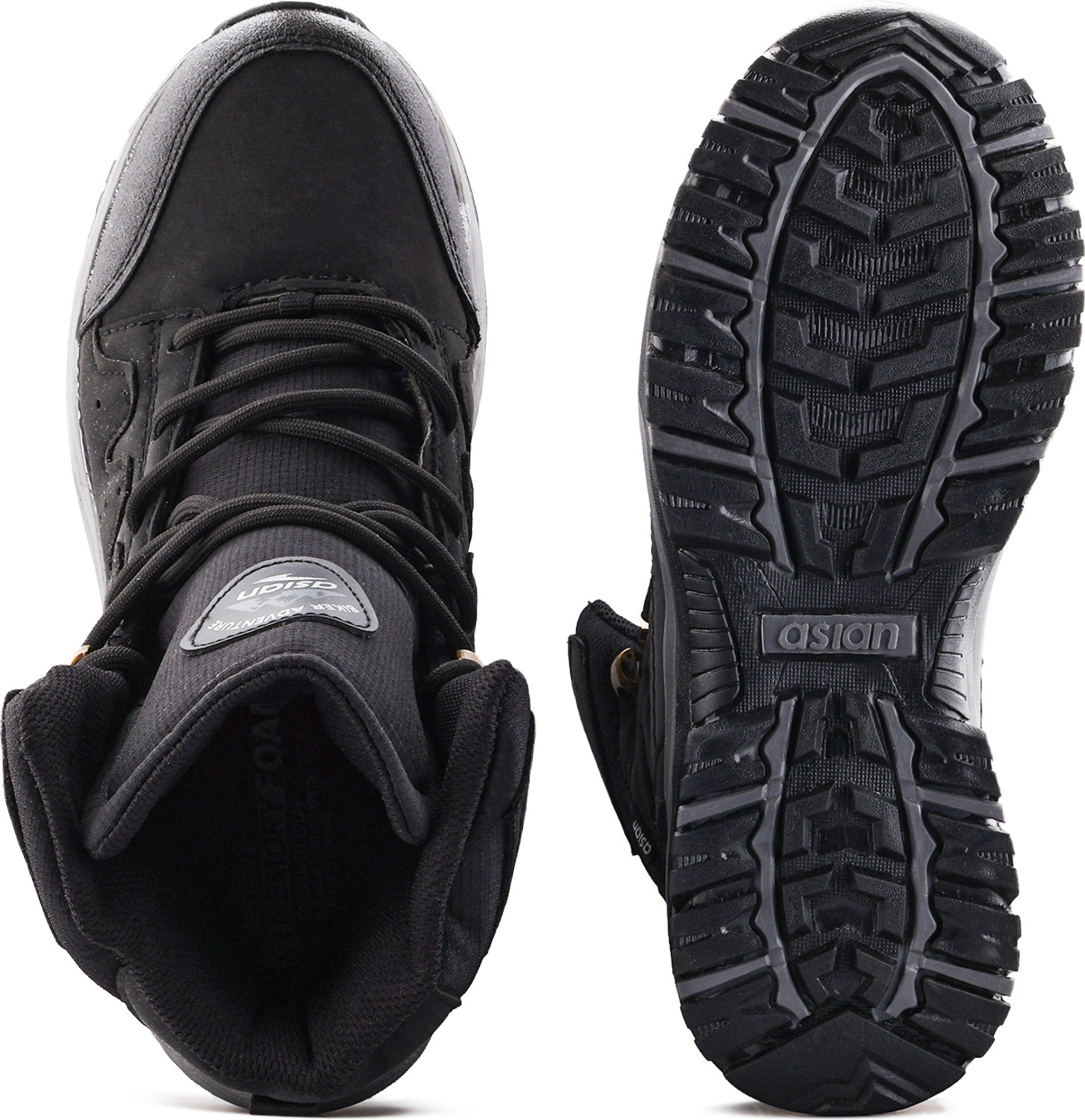 Image of asian Explorer-01 Men's High Ankle Biking Shoes with Rugged Grip Outsole High Tops For Men