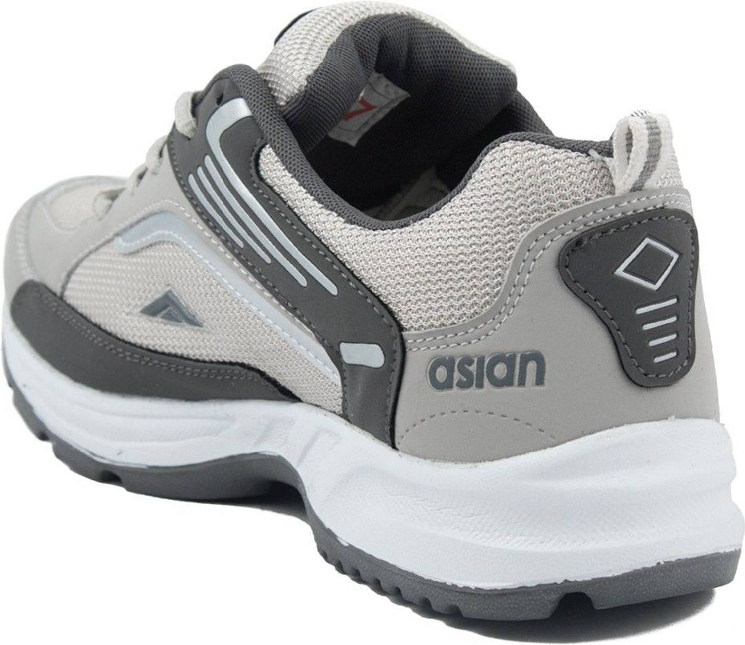 asian Future-01 Men's Running Shoes, Gray - Image 4