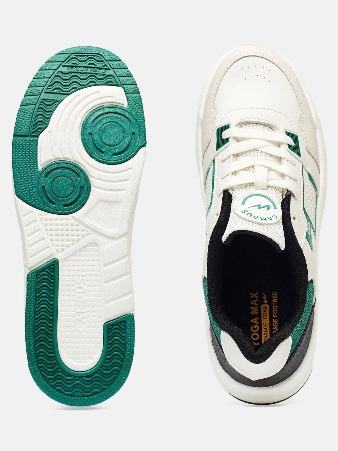 CAMPUS OG-34 Men's White Sneakers - Image 4
