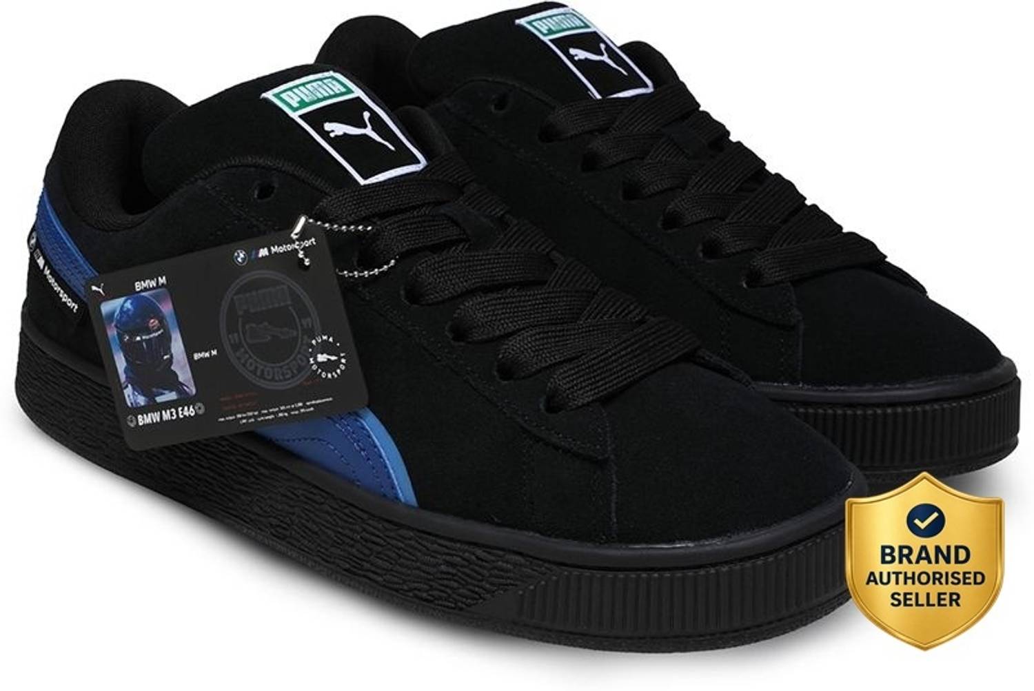 PUMA BMW M Motorsport Suede XL Black Sneakers - Image 1