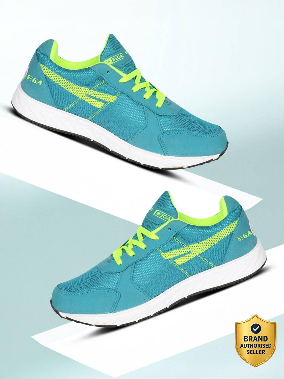 SEGA S-8 Men's Green Walking Shoes - Image 1