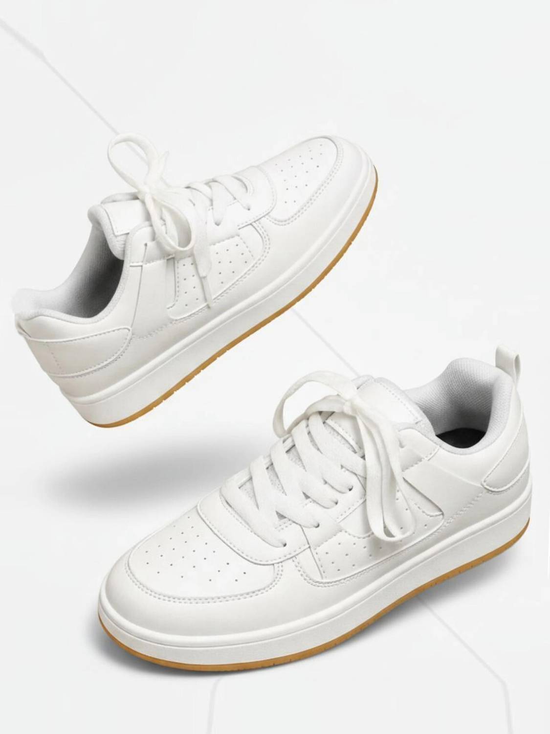 AMICO Trendy Sneakers For Men White - Image 5