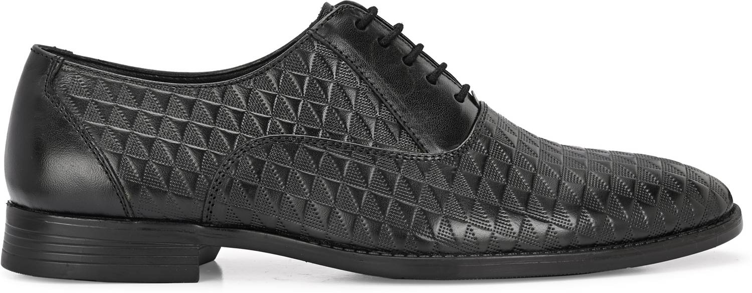 Nico Men’s Black Pattern Derby – Italian Leather Dress Shoes il_fullxfull.5770416110_4s64.jpg main image 2