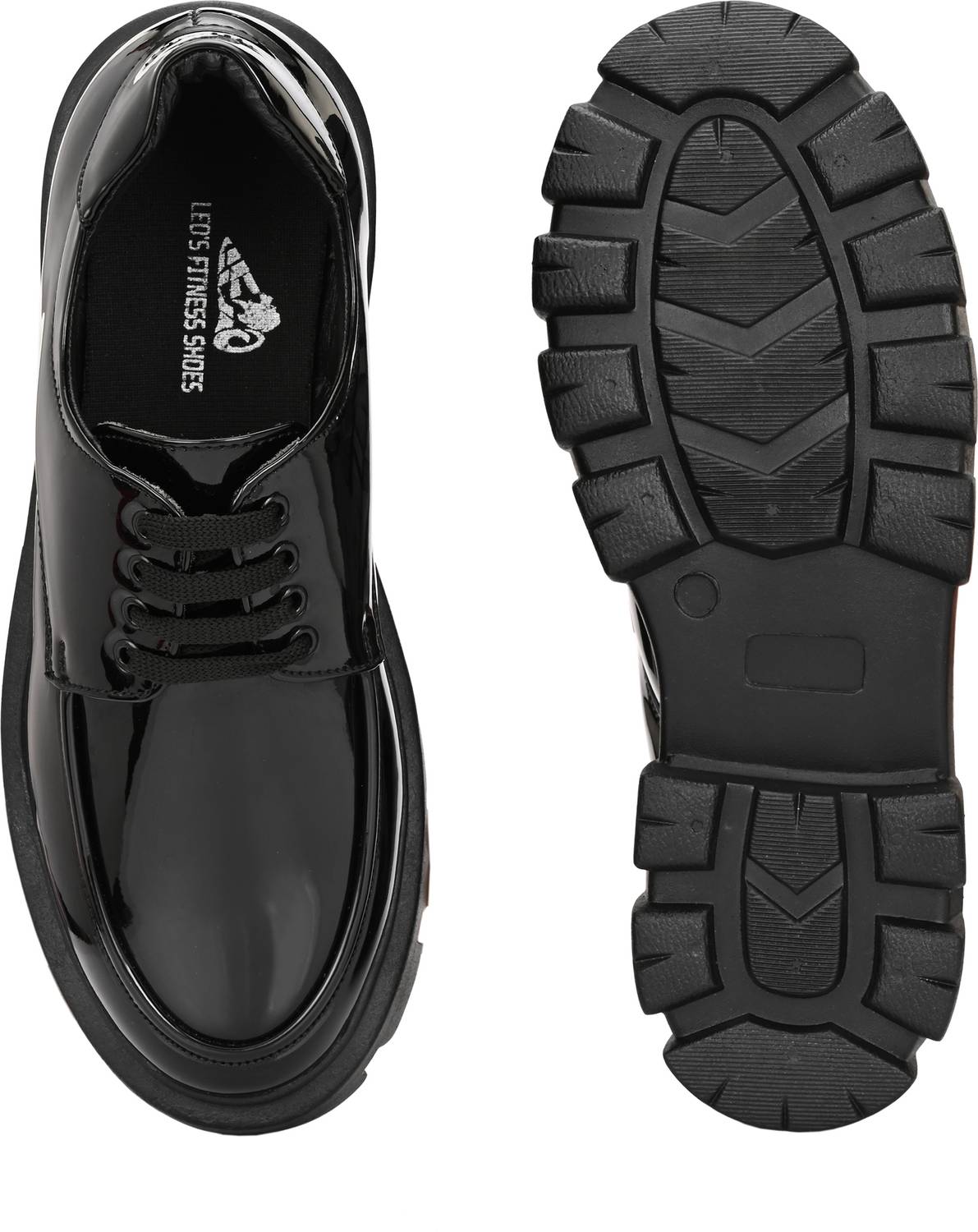 Leo's Fitness shoes Leo Chunky Patent Casual Shoes - Image 5