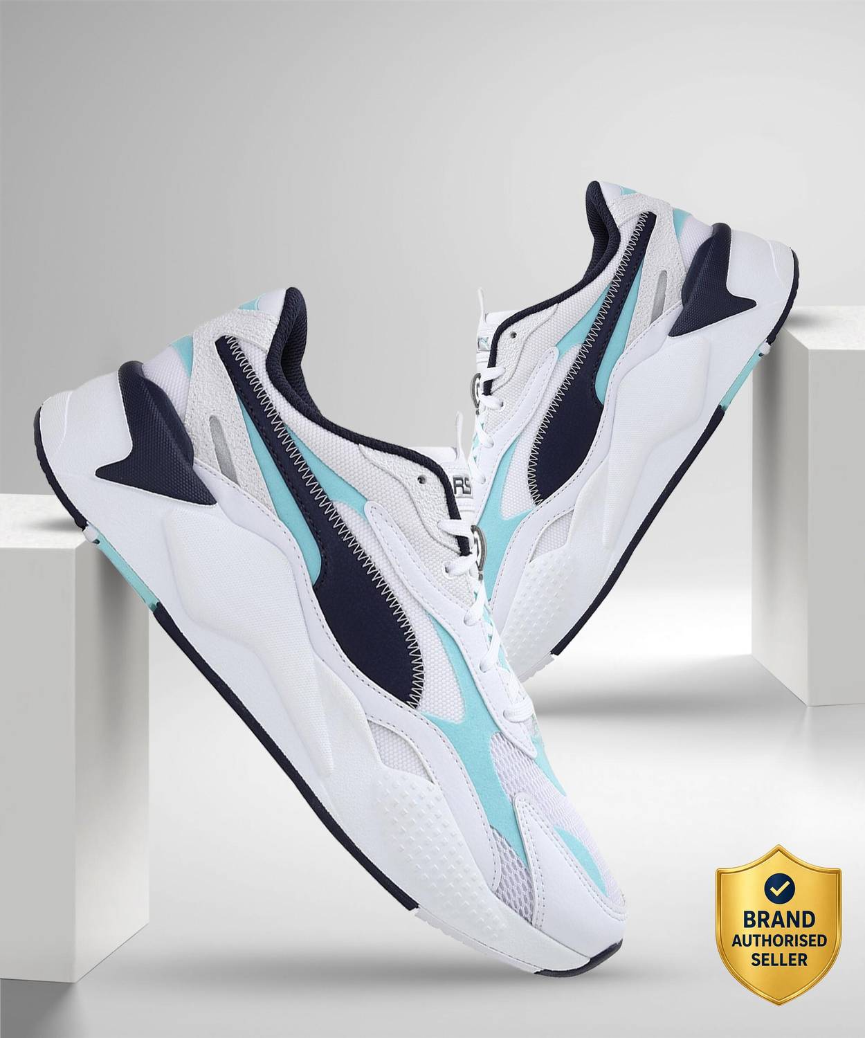 PUMA RS-X Hard Drive White Men's Gym Shoes