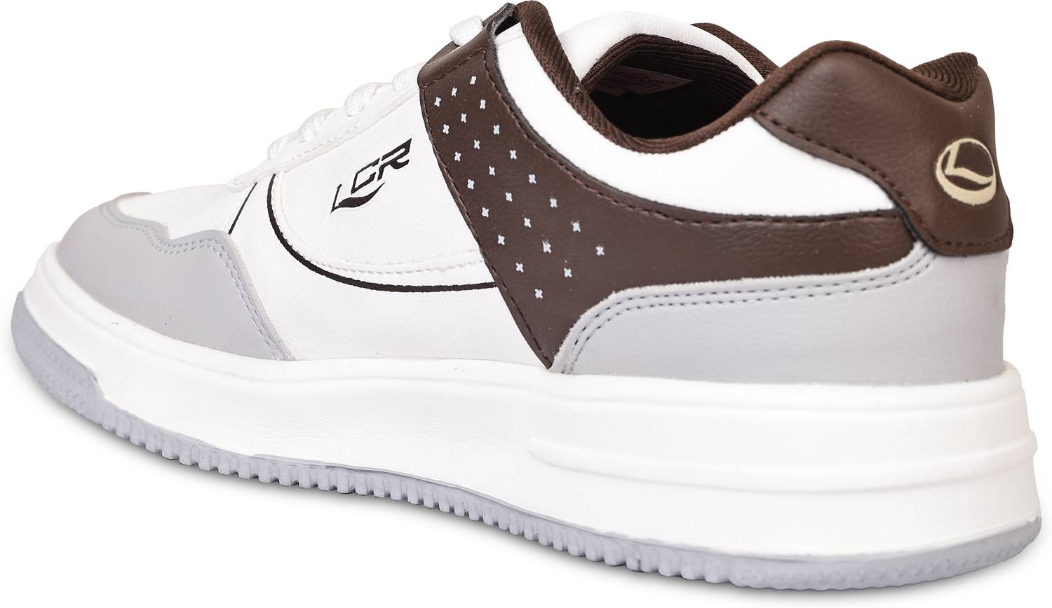 LANCER SNEAKER-7WHT-BRN Men's Sneakers - Image 3