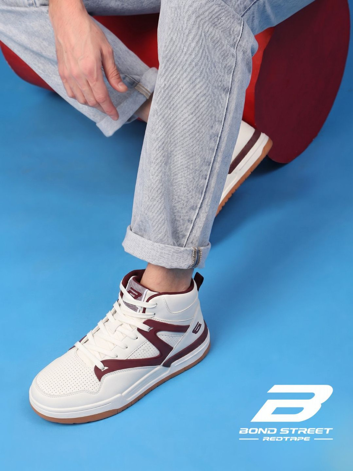 Image of Bond Street By Red Tape Men's Casual Sneakers | Lightweight, Comfortable & Durable Fashion Sneakers For Men