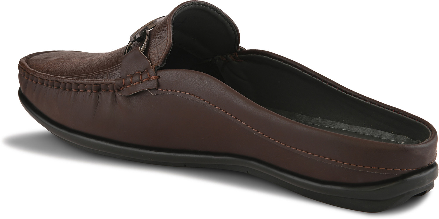 Image of KILLER SS26 Men's Casual Mules Loafers For Men (Brown, 8)