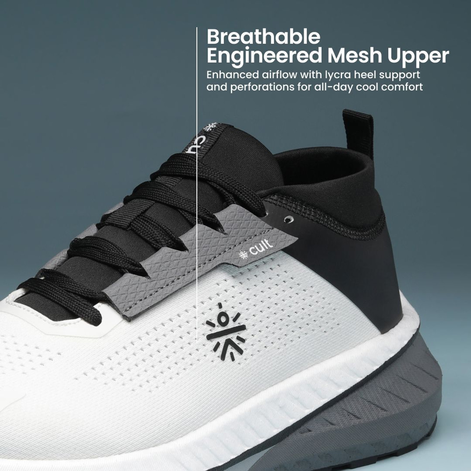 Image of Cult GlideMax Trail Running Shoes Breathable Mesh Upper Enhanced Cushioning Superior Running Shoes For Men