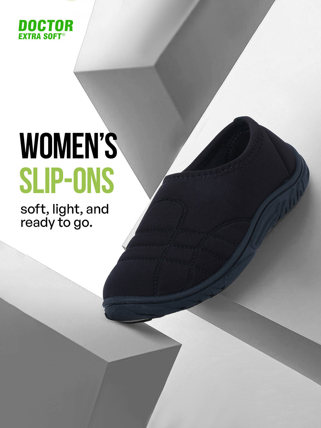 Image of DOCTOR EXTRA SOFT D-1001 Women's shoes for Walking Slip On Sneakers For Women