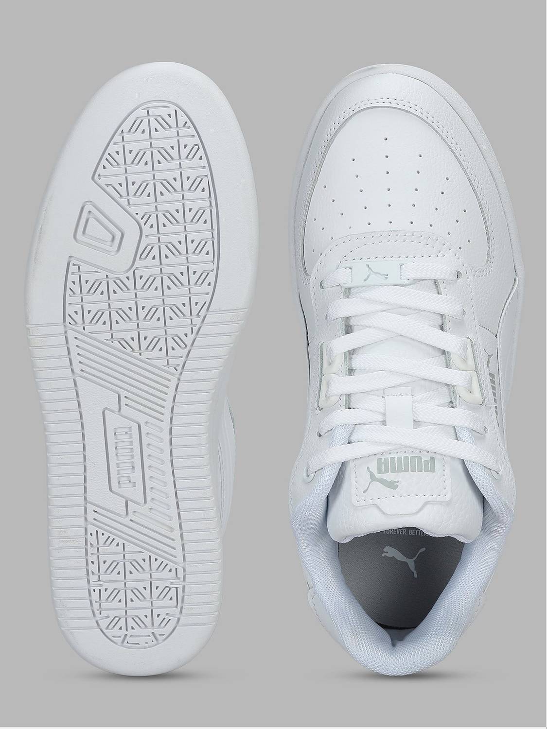 PUMA Caven 2.0 Lux White Sneakers For Men - Image 4