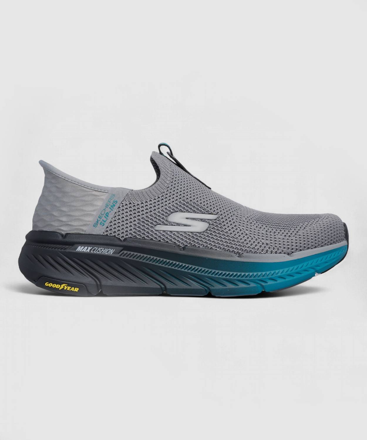 Skechers MAX CUSHIONING PREMIER 2.0 Men's Running Shoes - Gray - Image 2