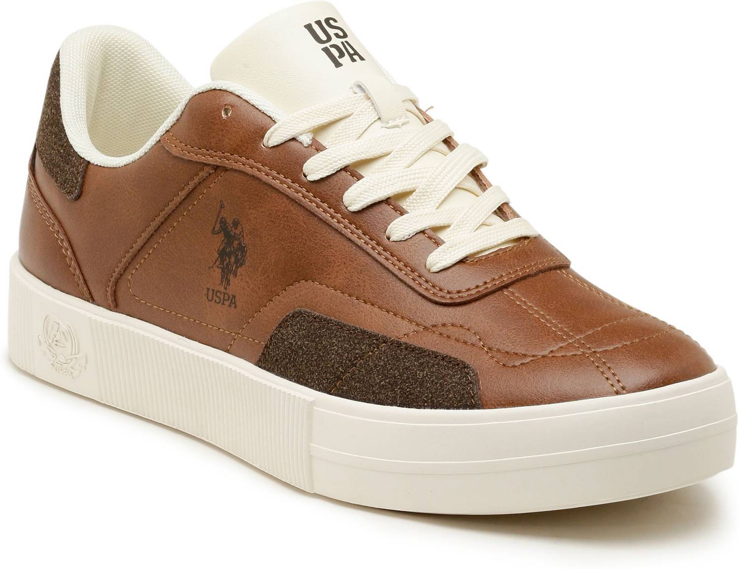 U.S. POLO ASSN. ZYRON Men's Brown Sneakers - Image 3