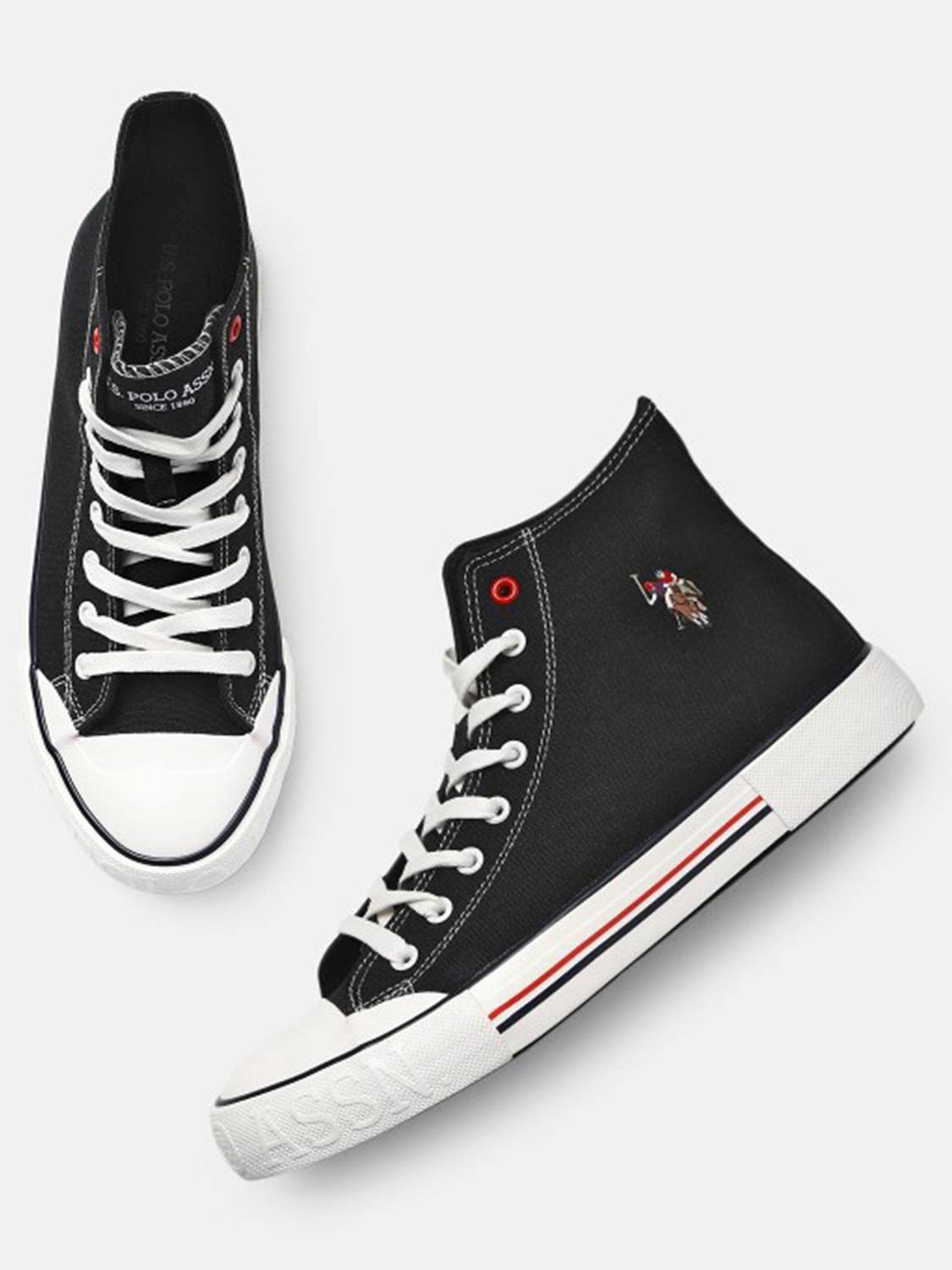 U.S. POLO ASSN. VLAIR 2.0 Black Sneakers For Men - Image 2