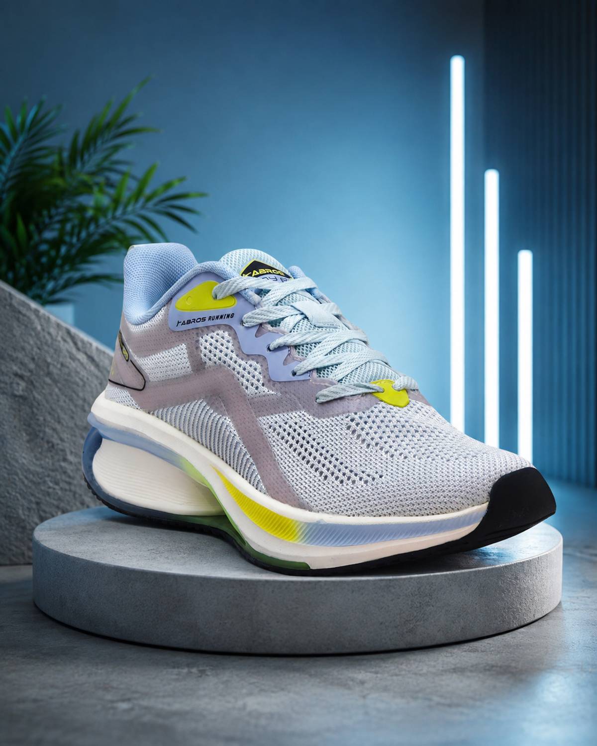 Abros SUPER Men's Running Shoes | Soft Insole | Breathable Lace Up Sports Shoes Running Shoes For Men