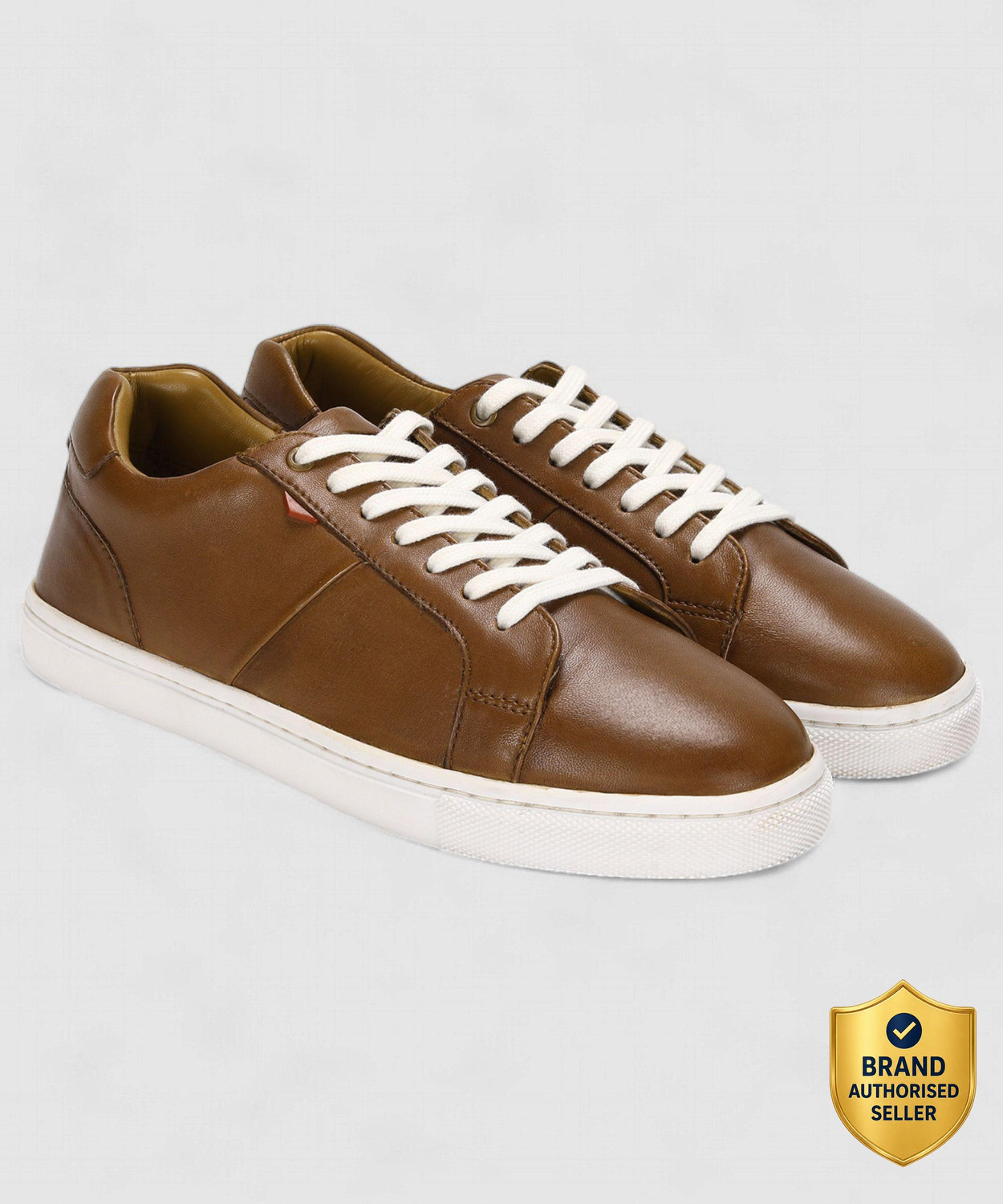 Image of LEE COOPER Leather Casual Lace-Up Stylish Lightweight and Comfortable Daily Wear Slip On For Men