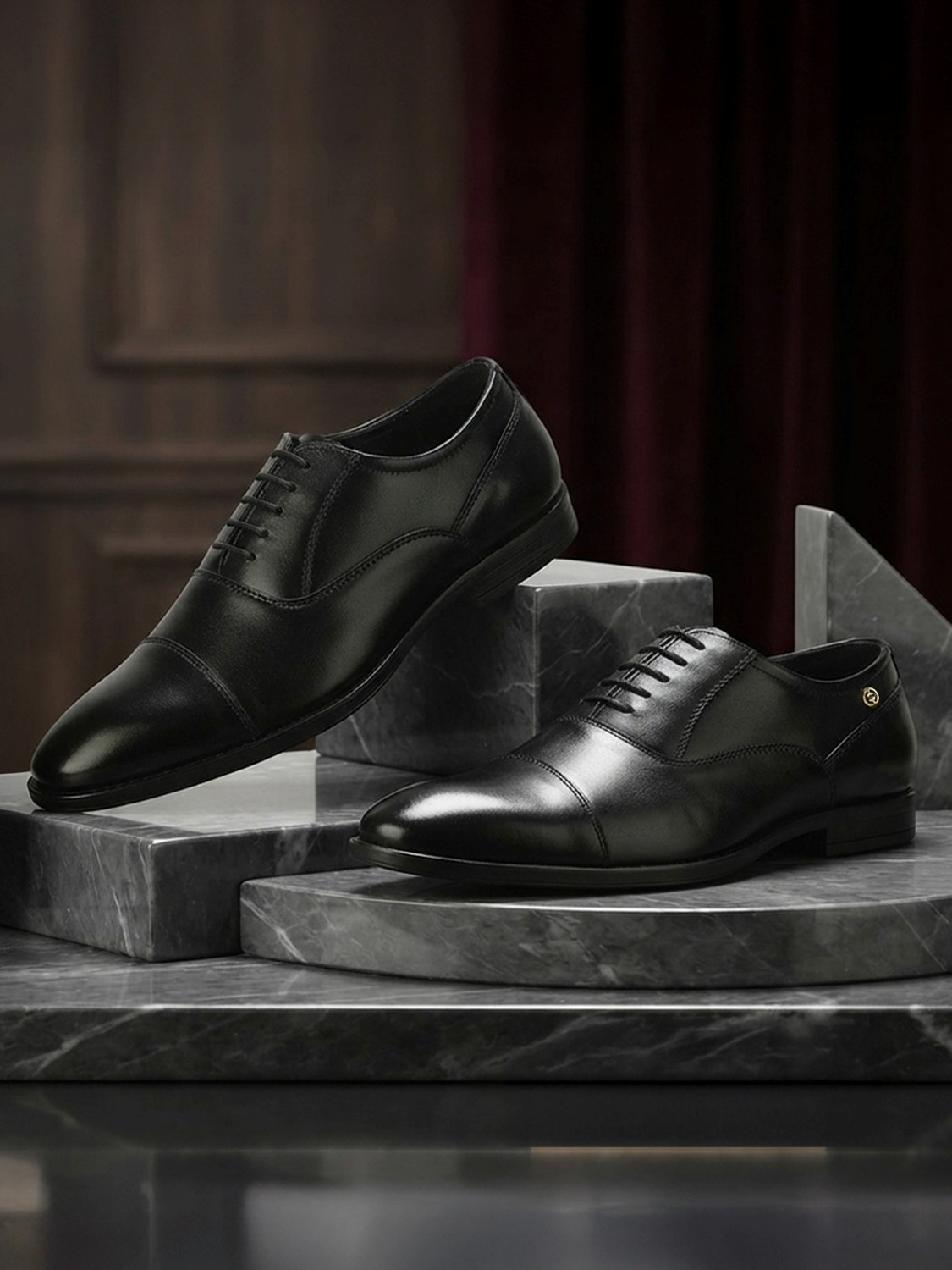 Image of Liberty Helaers JHPM-X10 Formal Comfortable | Durable Oxford For Men (Black, 10)