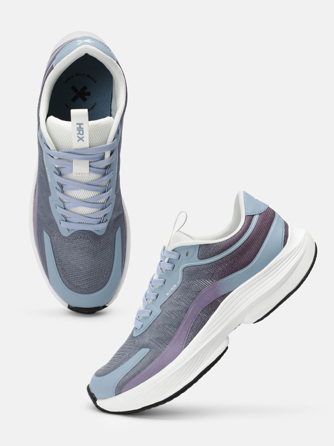 Image of HRX by Hrithik Roshan Running Shoes For Men (Blue, 6)