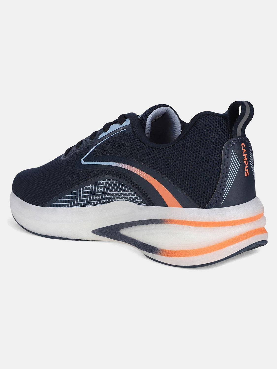 Image of CAMPUS REBEL Men's Sports Shoes | Breathable Mesh Upper with Nitrofly Tech | Lace-Up Running Shoes For Men