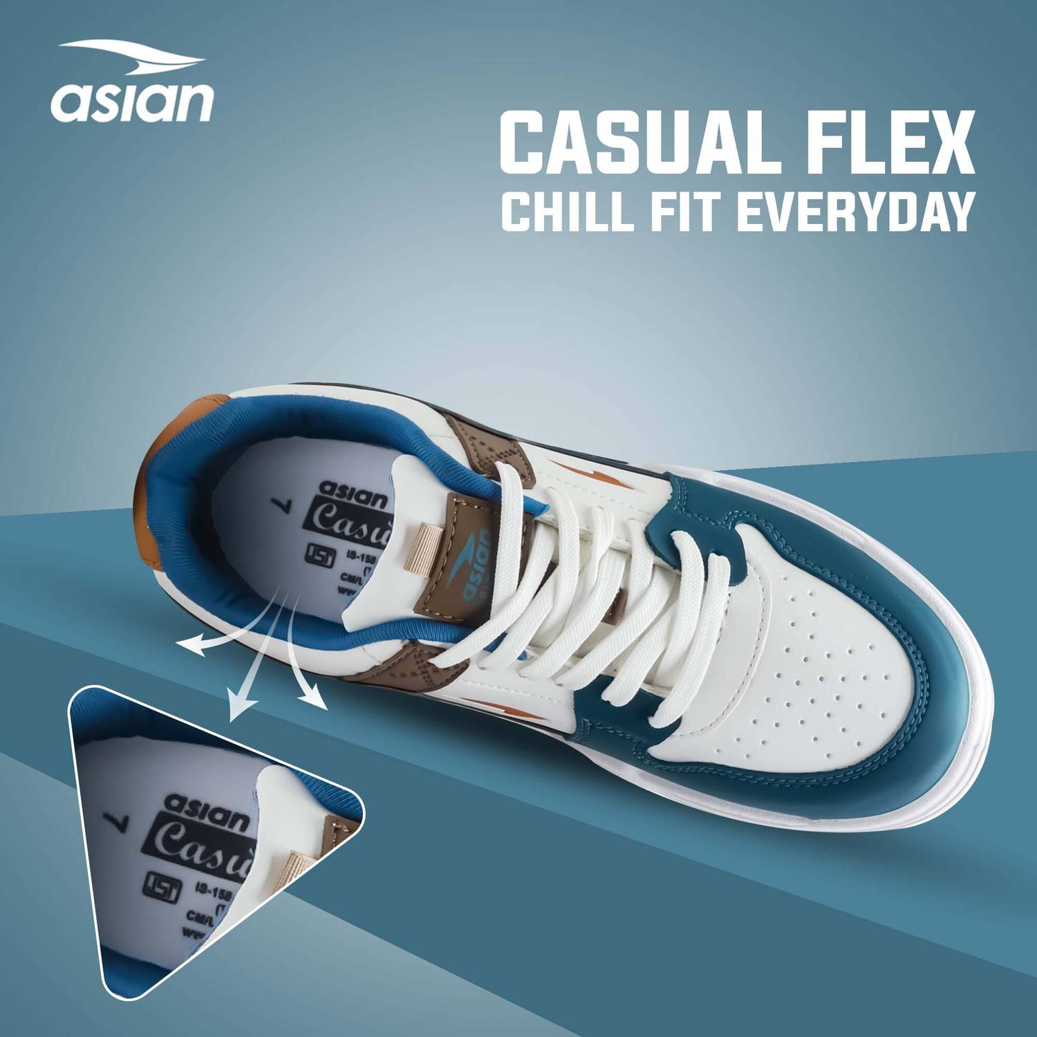 asian Shadow-01 Men & Boys Multi-Color Sneakers - Image 5
