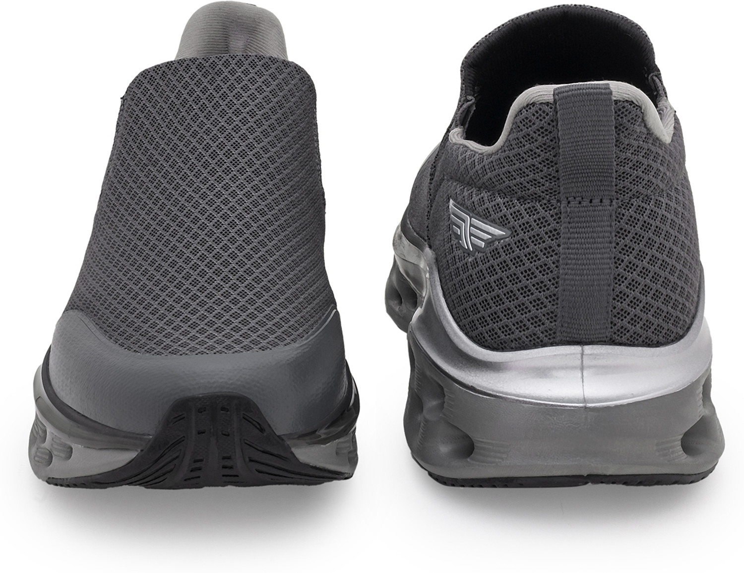 Image of RED TAPE Low Cut Walking Slip-On for Men in Dark Grey | Walking Slip-On Walking Shoes For Men