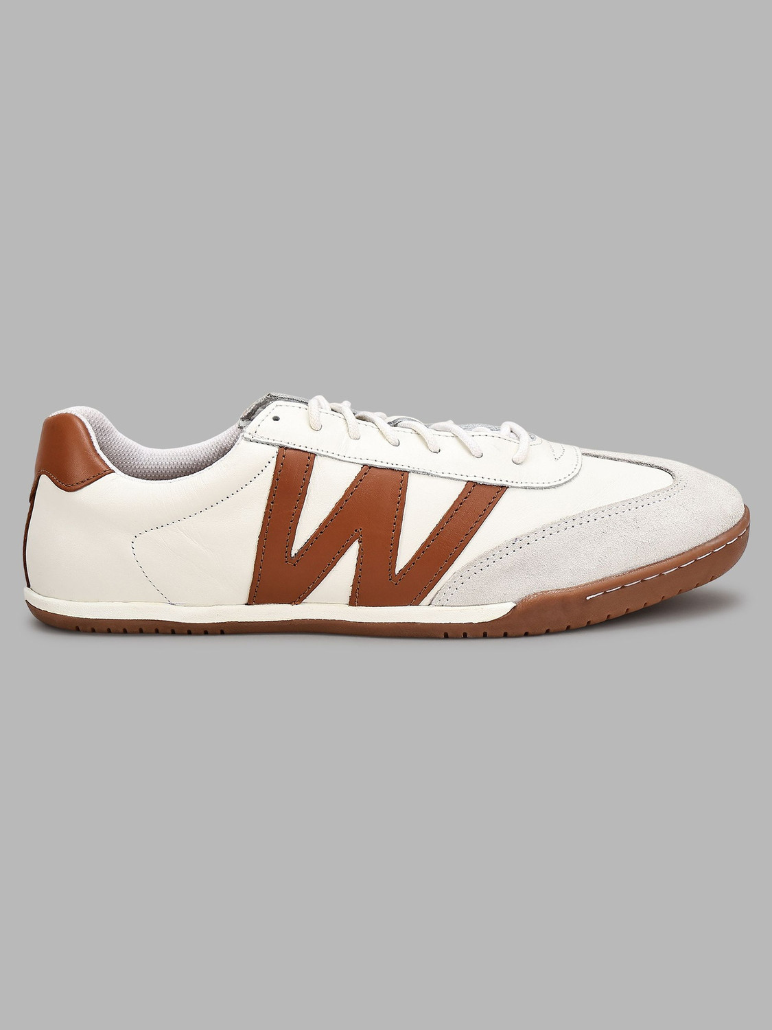 Image of WOODLAND Lace Up Lightweight Breathable Comfortable Daily Use Sneakers For Men