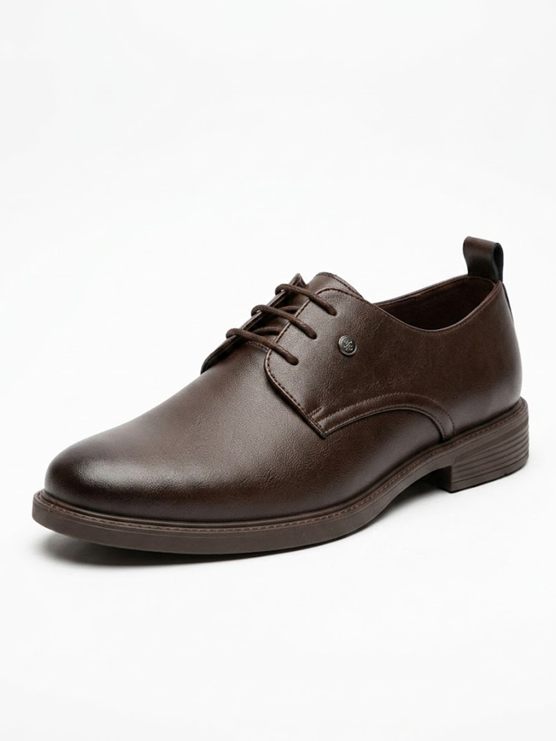 Image of House of Pataudi Men's Luxury Leather Wedding & Formal Shoes Lace Up For Men (Brown, 10)