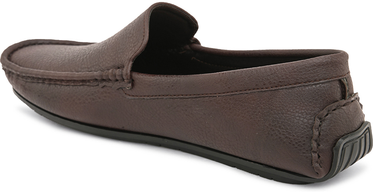 Provogue Men Brown Faux Leather Formal Slip On Loafers Slip On For Men ...