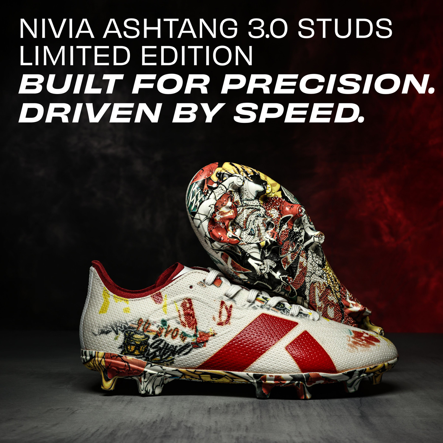 Image of NIVIA Football Shoes For Men (Multicolor, 10)