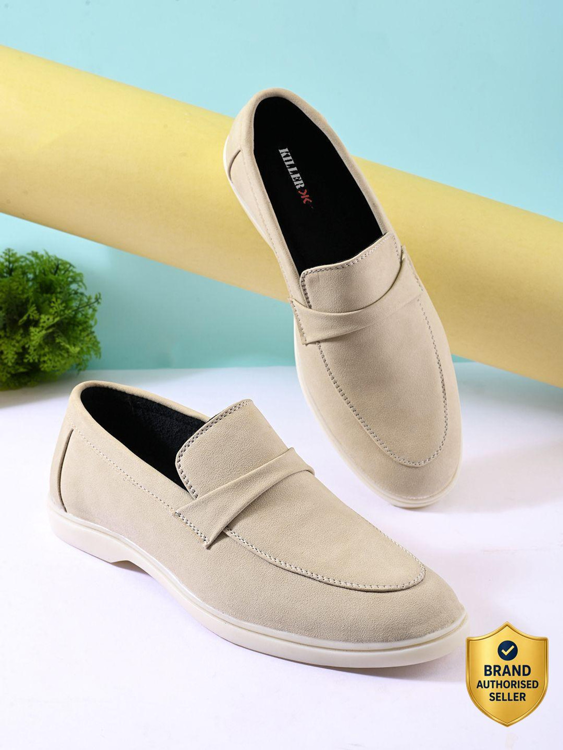 Image of KILLER Loafers For Men (Off White, 8)