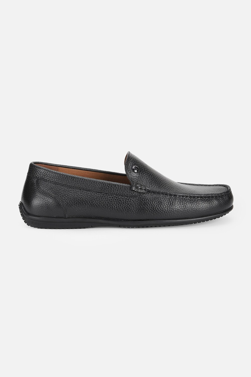 Image of LOUIS PHILIPPE Premium Leather Breathable Anti-Slip Flat Heel Formal Slip On For Men