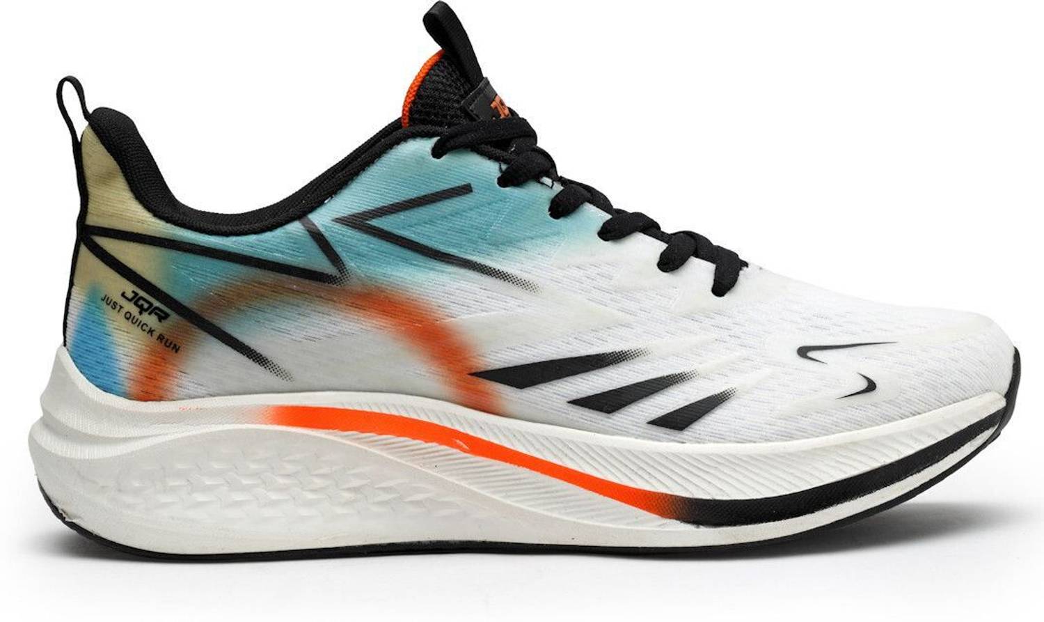 JQR KRATON-PLUS Men's White Running Shoes - Image 3
