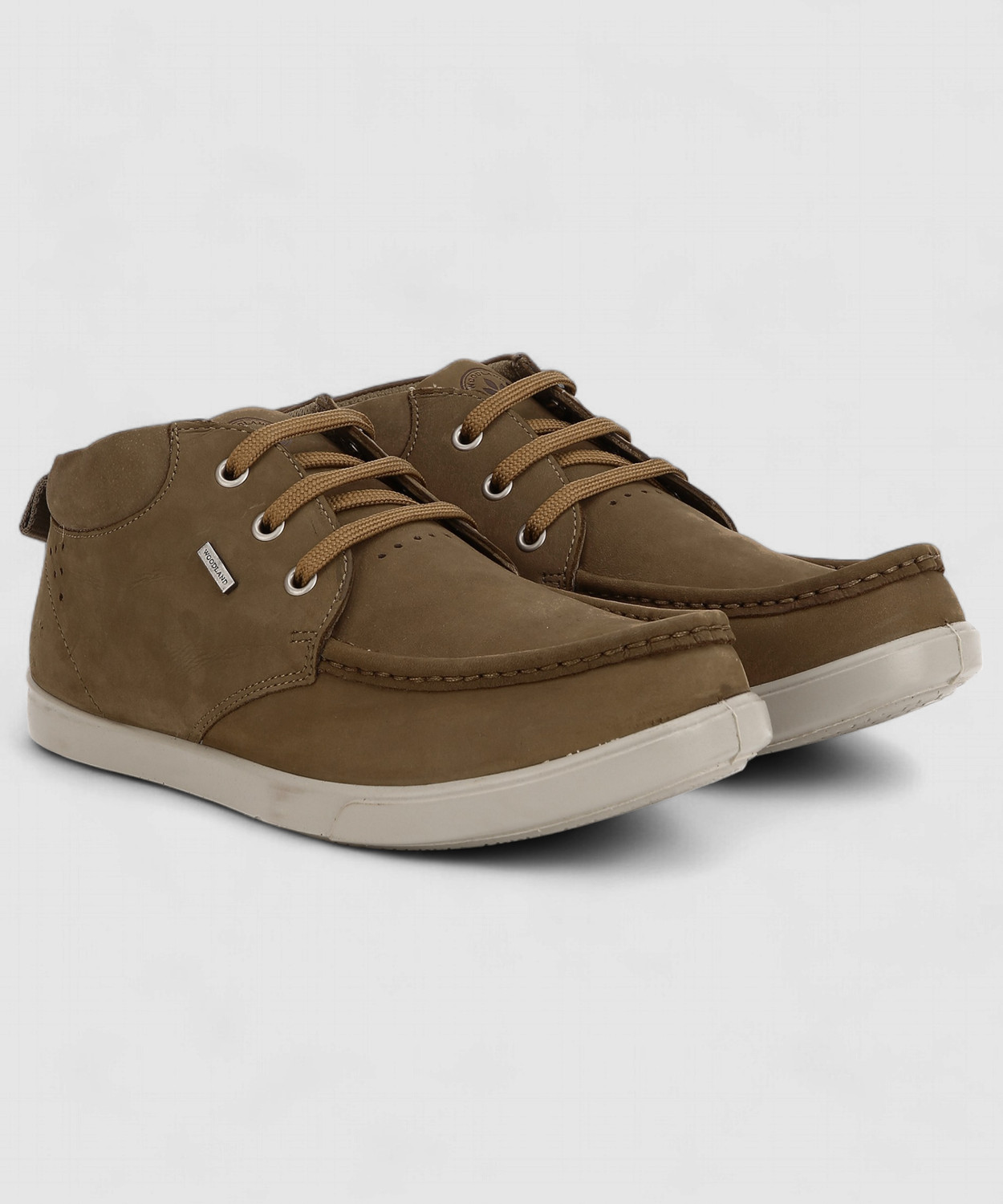 Image of WOODLAND Lace Up Lightweight Breathable Comfortable Daily Use Casuals For Men