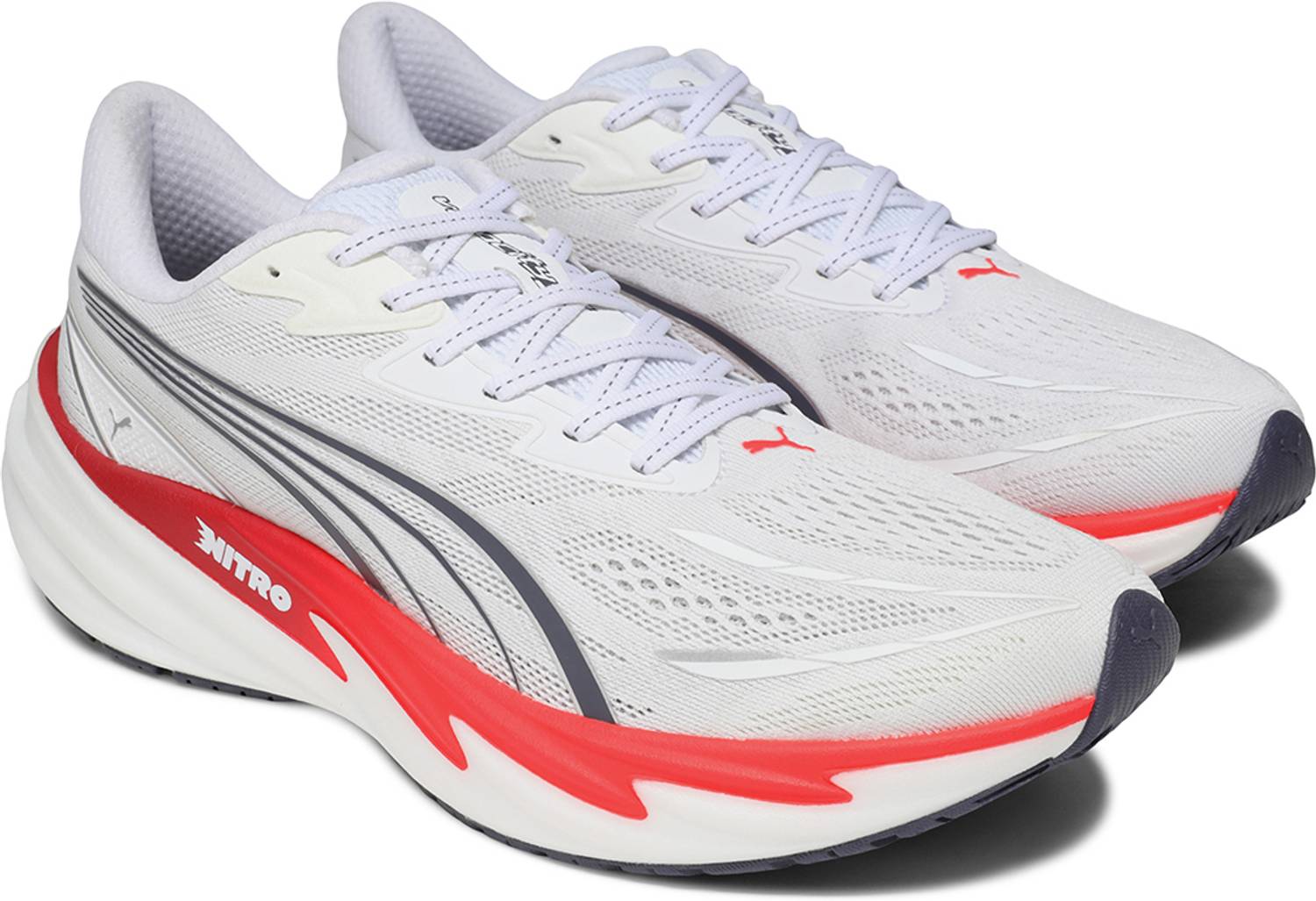 PUMA Men's White Running Shoes - Image 1