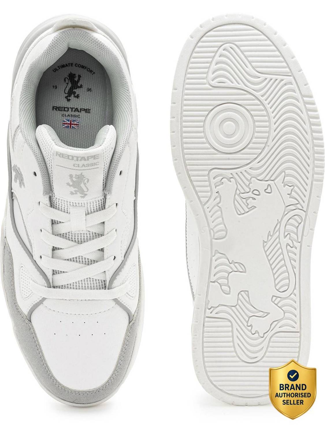 RED TAPE Men's Red Casual Lifestyle Sneakers - Image 1