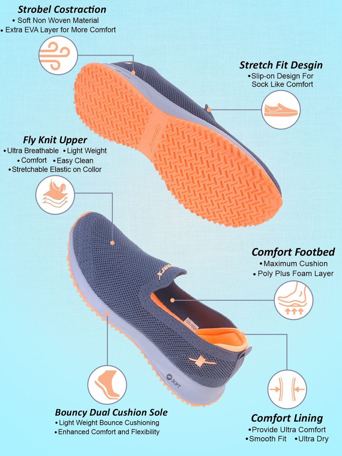 Image of Sparx SL 168 | Stylish, Comfortable | Casuals For Women