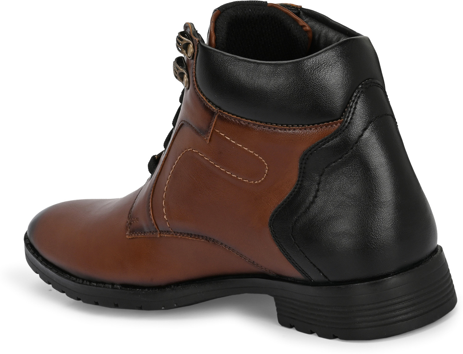Image of Vellinto Vellinto LUCAS Men's Mid Ankle Stylish Casual & Party Wear Lace-Up Boots Boots For Men