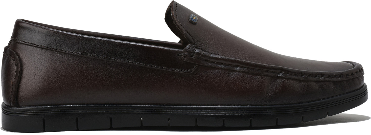 Image of WOODLAND Formal Slip On Office Wear Comfortable Premium Slip On For Men (Brown, 10)
