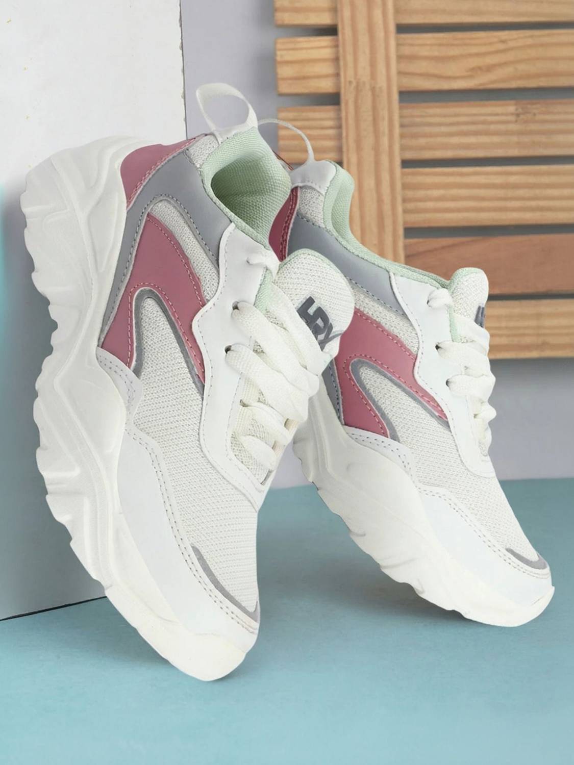 HRX by Hrithik Roshan NEW--PINK Walking Shoes For Women (Pink , 6