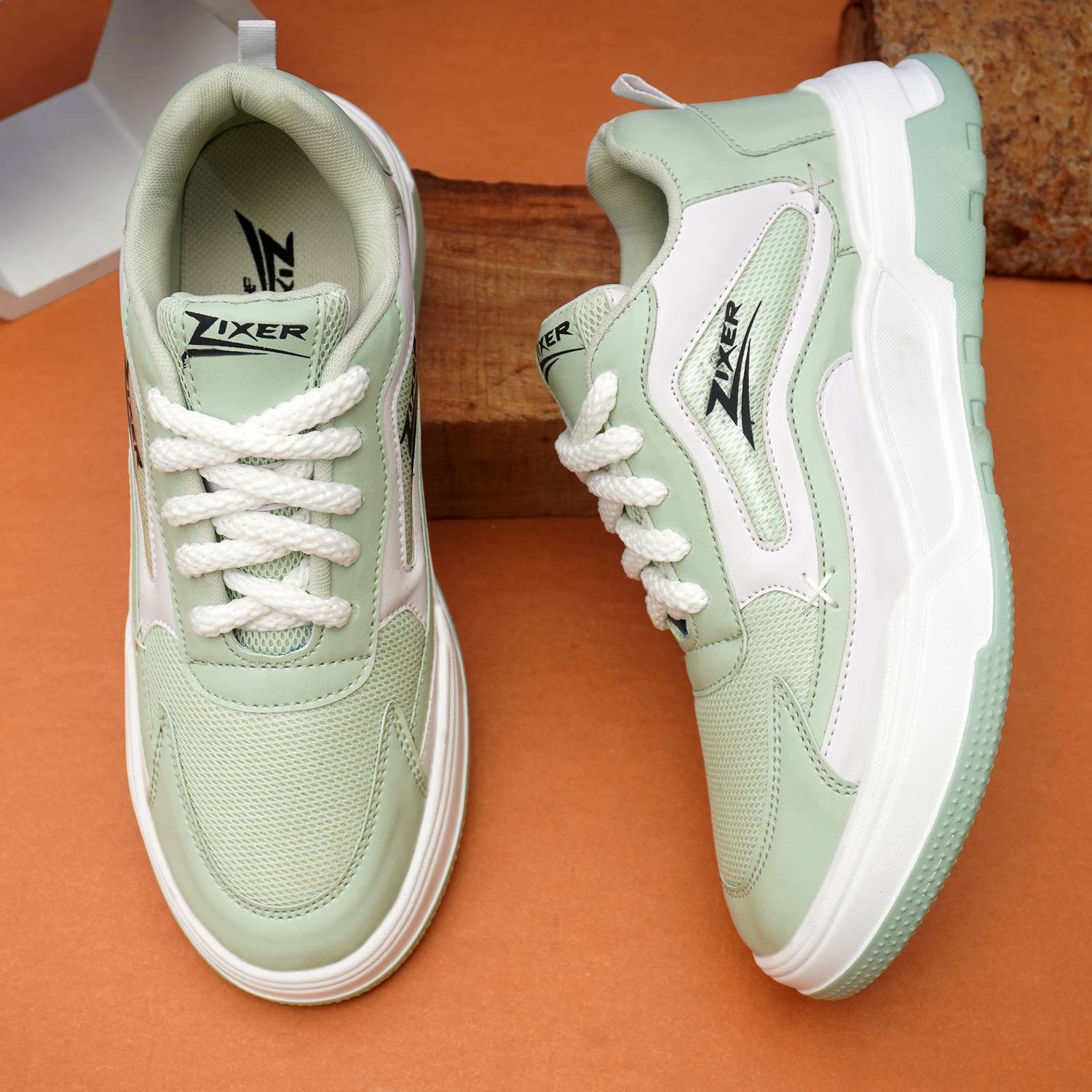 Zixer Men's Pastel Pops Ankle Casual Shoes - Image 2