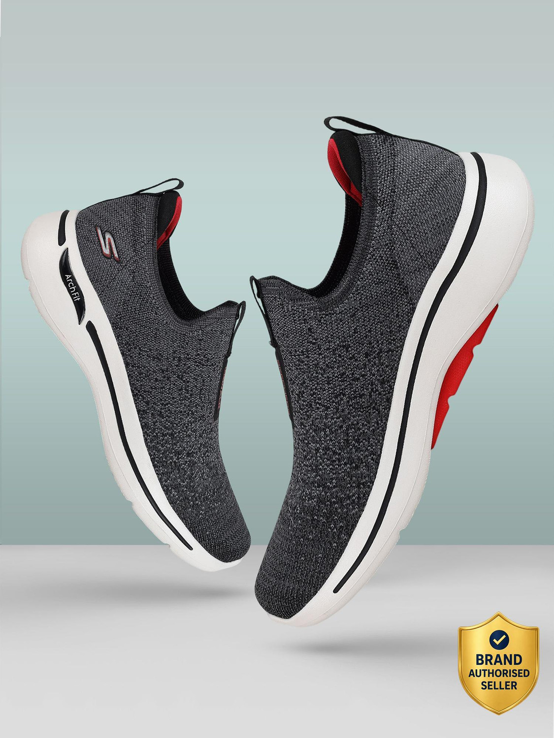 Image of Skechers GO WALK ARCH FIT-LINEAR AXIS Walking Shoes For Men
