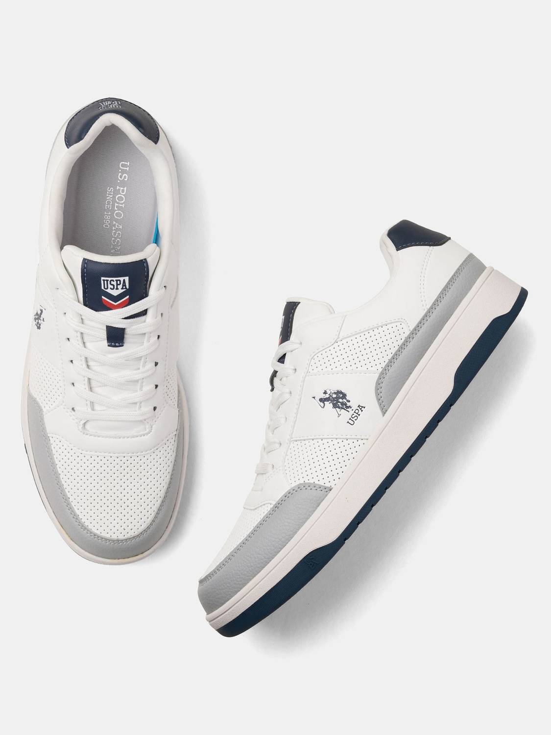 U.S. POLO ASSN. Men Gray Sneakers - Image 2