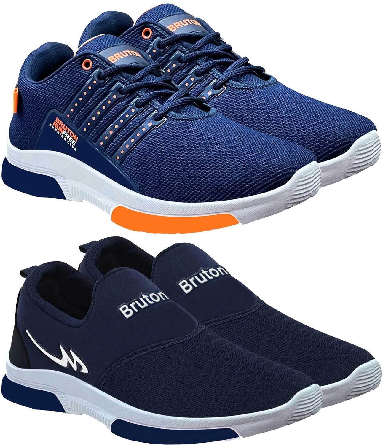 Image of BRUTON !Combo Pack Of 2 Casual Shoes! Sneakers For Men