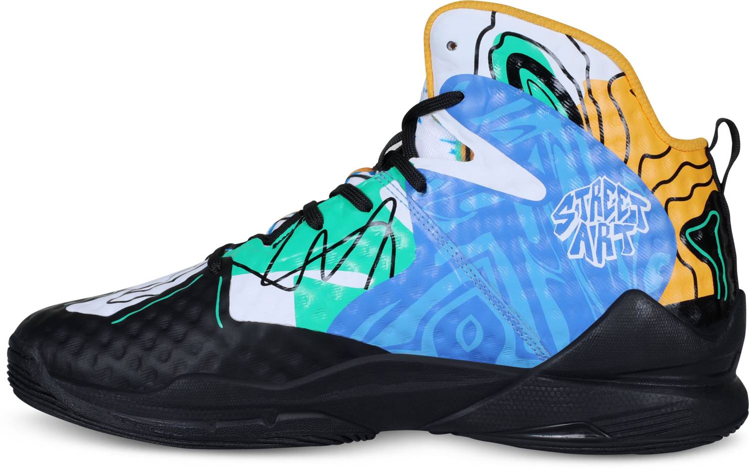 NIVIA Street Art Basketball Shoes for Men (Black) - Image 5