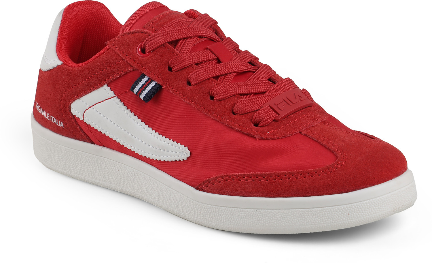 Image of FILA ASHER TEXTILE Sneakers For Men (Red, 6)