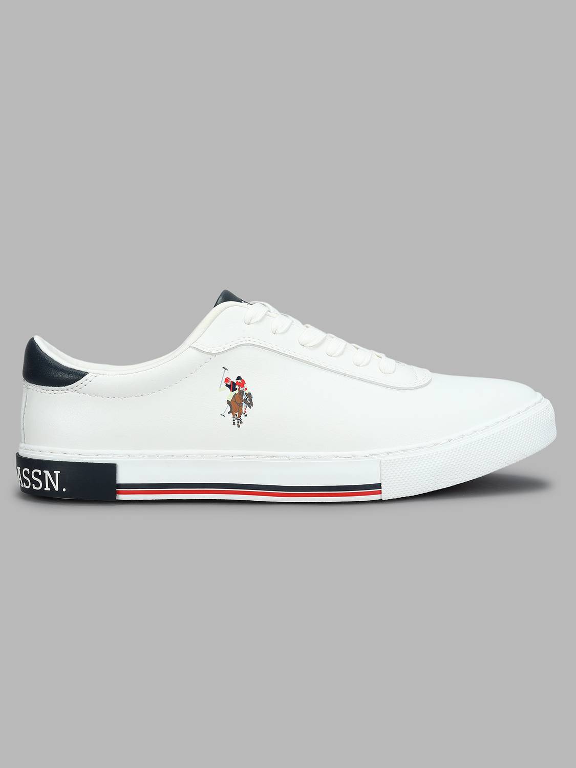 U.S. POLO ASSN. MOORE 5.0 White Men's Sneakers - Image 3